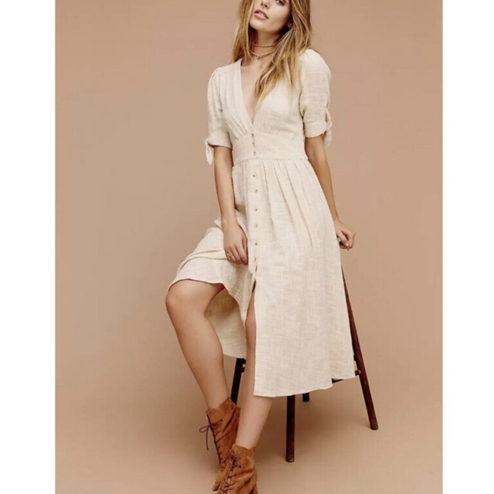 Free People Love Of My Life Midi Dress Size XS